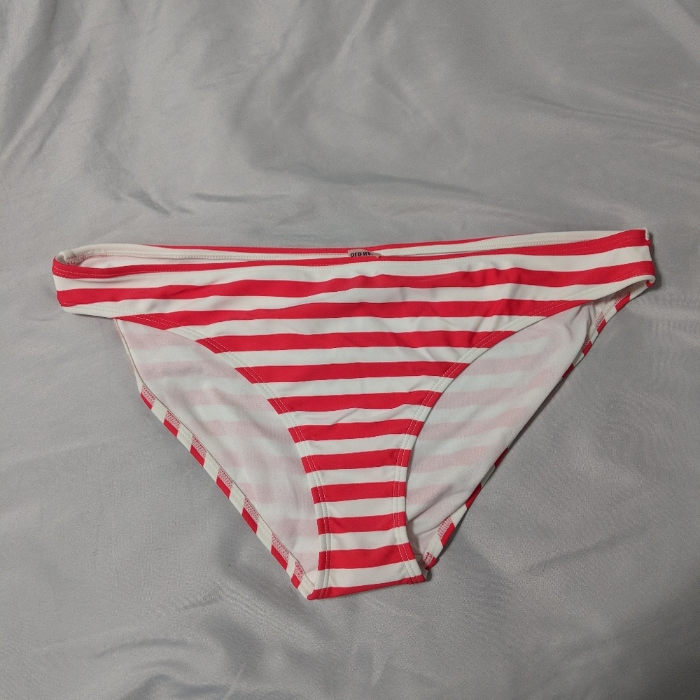 NWT Striped Bikini Bottoms